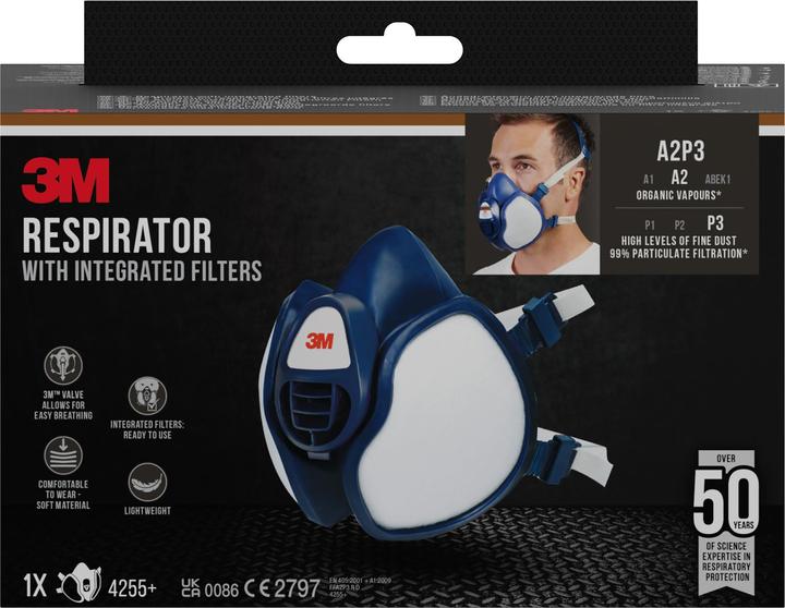 3M Farbspritzmaske 4255+ (A2P3, 1 x)