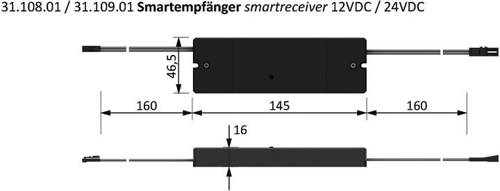 Image du produit Halemeier Commutateur/dimmer radio 1 canal X-Mitter Smart set