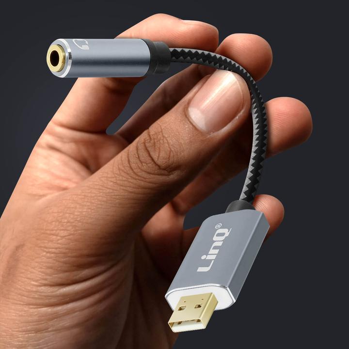 Produktbild LinQ USB / 3.5mm Klinkenadapter U3530 (USB-A, 3.5mm Klinke)
