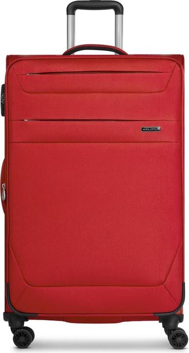 Worldpack Chicago 4 Rollen Trolley L 78 cm mit Dehnfalte (95 l, XL (ab 115l))
