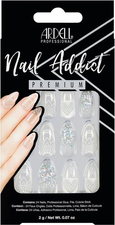 Image du produit Ardell Nail Addict - Nail Addict Glass Deco (Ustensiles à ongles, Transparent, Blanc)
