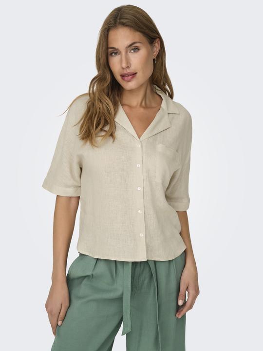 Image du produit Only Coupe normale Col chemise Coupe volumineuse des bras Chemise (XS)