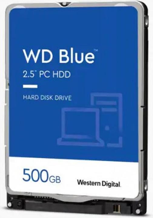WD Blue Mobile 500GB HDD 5400rpm SATA serial ATA 6Gb/s 128MB cache 6,4cm 2.5" RoHS compliant intern (0.50 TB, 2.5", SMR)