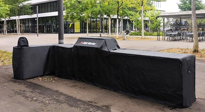 Produktbild BBQ Master Abdeckhaube Premium Outdoorkitchen Eckelement 90° (Aussenküche)