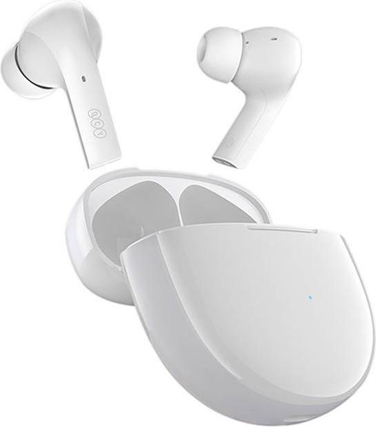 Actual product image QCY T18 TWS Earphones (white) (30 h, Wireless)