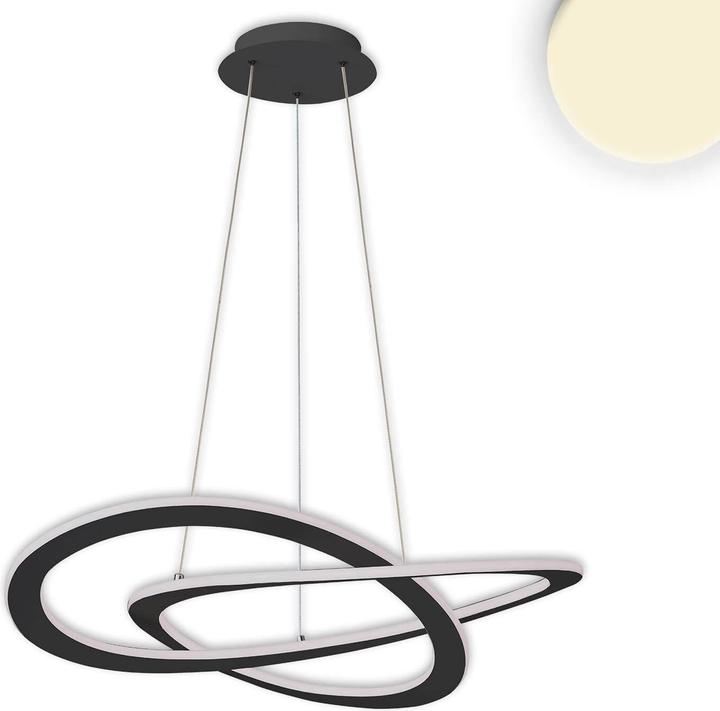 Produktbild Isoled LED Hängeleuchte Design 600, schwarz, 40W, rund, 3000K, dimmbar