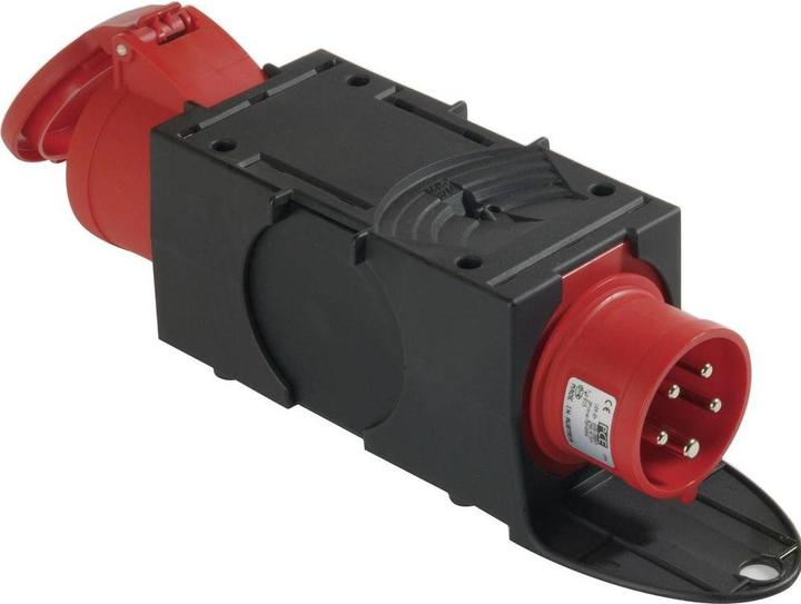 Produktbild PCE CEE-Stecker 16 A auf CEE-Kupplung 32 A mit Bügel