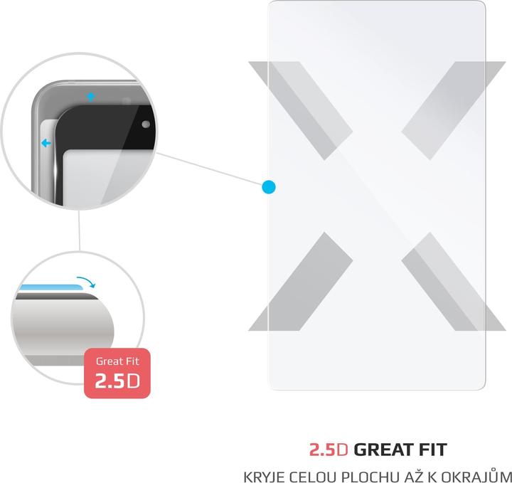 Actual product image Fixed 2,5D Tempered Glass for Nintendo Switch OLED