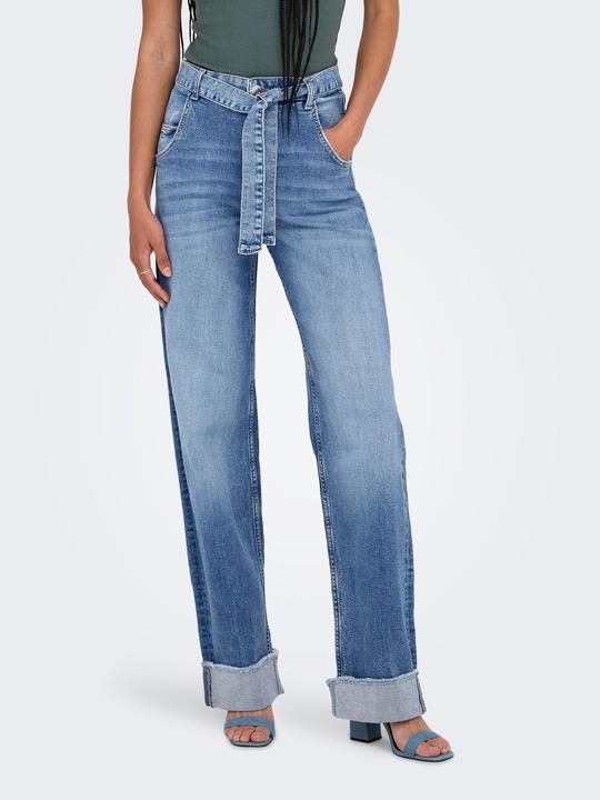 Image du produit Only ONLZADDIE Hohe Taille Weiter Beinschnitt Jeans Jeans mit weitem Bein (30)