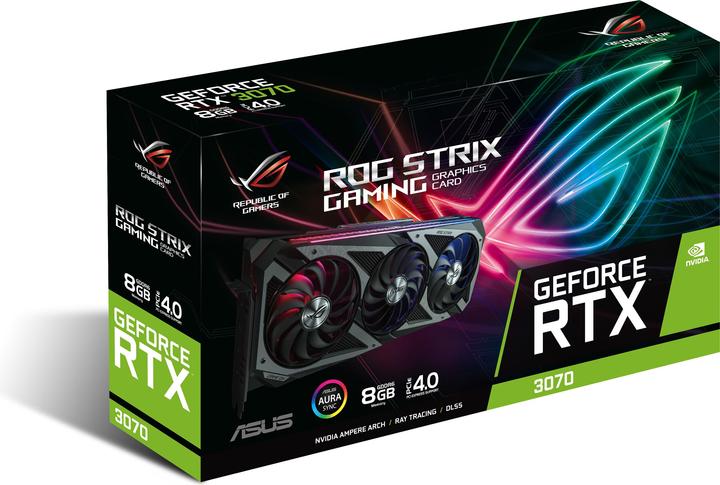 Actual product image ASUS GeForce ROG STRIX RTX 3070 GAMING-8G (8 GB)