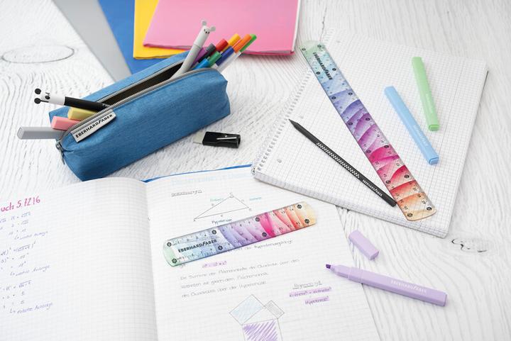 Actual product image Magni EBERHARD FABER Ruler Flexible rainbow 15cm (150 mm)