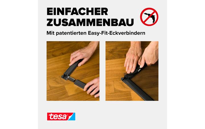 Produktbild tesa Insektenschutz Alu COMFORT für Türen, Insektengitter (100 x 220 cm)