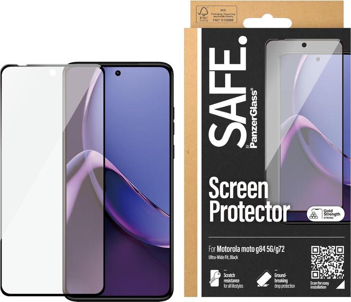 Actual product image Safe Ultra-Wide Fit (1 Piece, Motorola Moto G84, Motorola Moto G72)