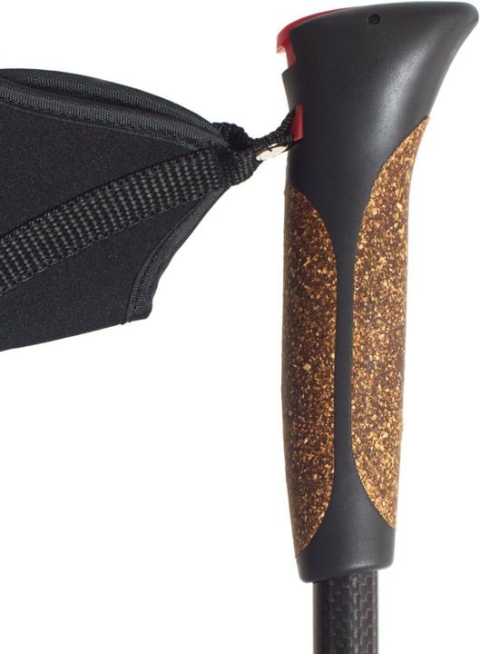 Image du produit Steinwood Carbon Nordic Walking Stöcke verstellbar mit Teleskop und Klemmverschluss mit extra Gummipuffer (135 cm)