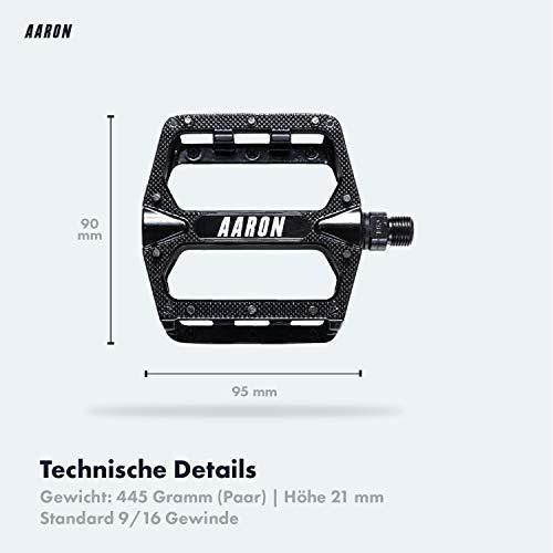 Produktbild Aaron Rock Mountainbike Pedale aus Alu, Schwarz