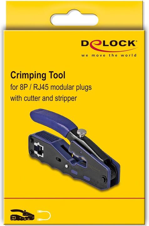 Productafbeelding Delock Krimptang voor 8P/ RJ45 modulaire stekkers (135 mm)