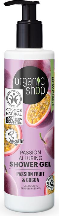 Immagine prodotto Organic Shop Organic Passion Fruit Cocoa Alluring Z Mas?em Kakaowym I E (280 ml)
