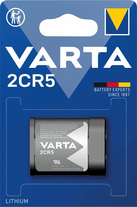 Actual product image Varta Photo Lithium (1 pcs., 2CR5, 1400 mAh)