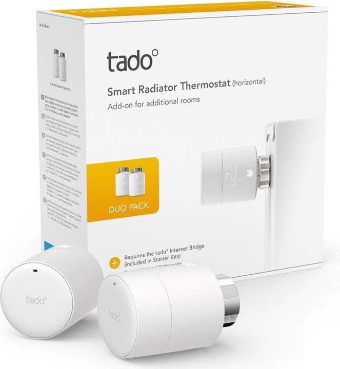 Actual product image tado° Smart radiator thermostat - Duo Pack