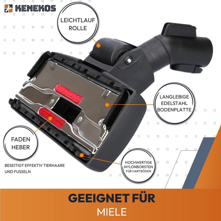 Actual product image Kenekos Kombidüse für Miele Staubsauger-Modelle