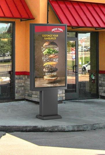 Produktbild DSS Outdoor Stele Portrait 46", Metall, Full Outdoor