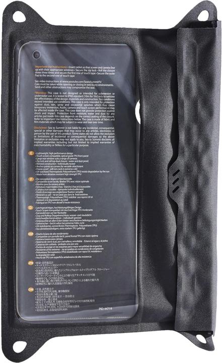 Actual product image Sea To Summit TPU Waterproof Case for Medium Tablets