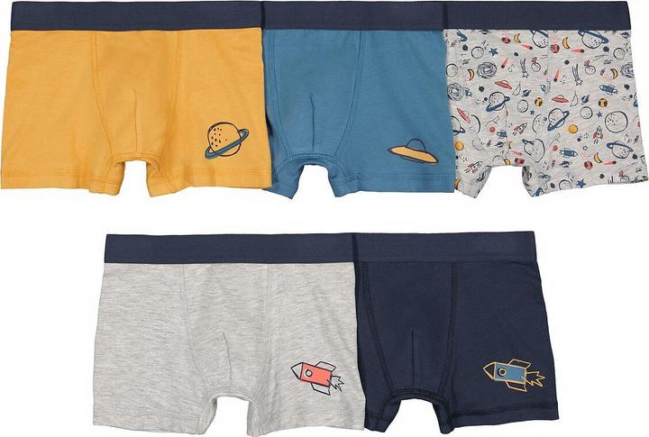 Immagine prodotto La Redoute Collections Confezione da 5 pantaloni boxer (152, Confezione da 5 pezzi)