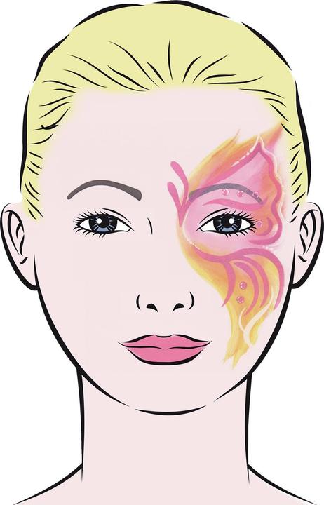 Actual product image Eyes Stencil Wings