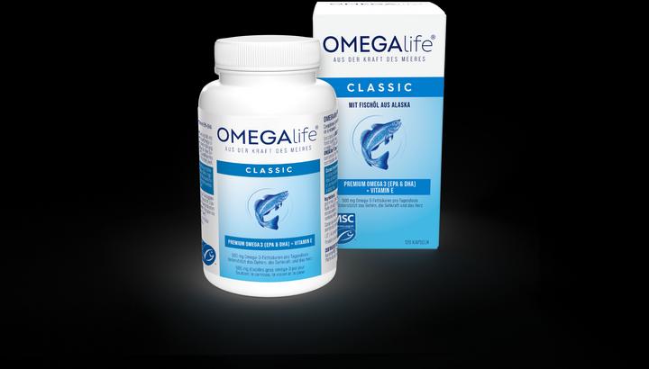 Actual product image Omega-Life Classic (120 Piece, Capsules, 235 g)