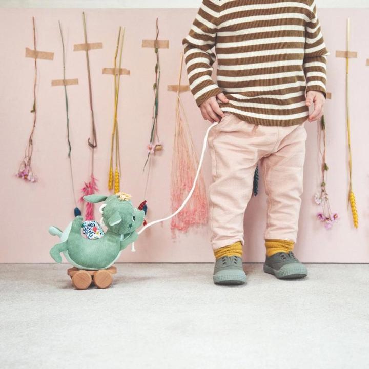 Actual product image Lilliputiens Joe stuffed animal to pull