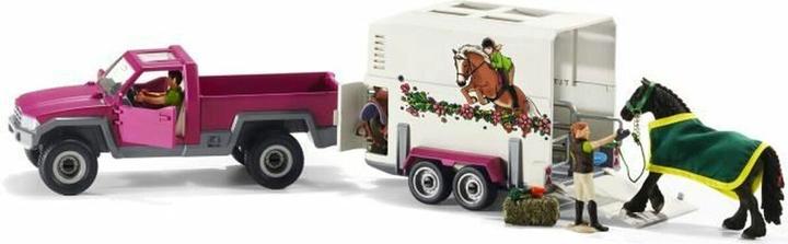 Produktbild Schleich Pick-up mit Pferdeanhänger