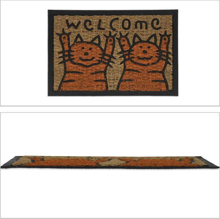 Produktbild Relaxdays Fussmatte (60 x 40 x 0.5 cm)