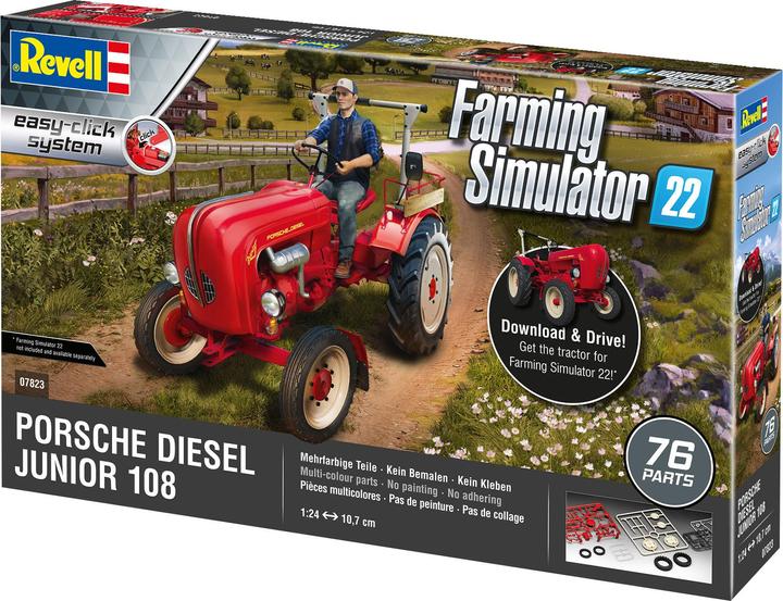 Immagine prodotto Revell Porsche Junior 108 - Edizione Farming Simulator 1:24