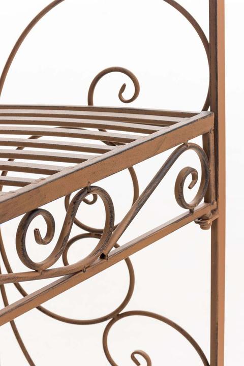 Image du produit Swisshandel24 Demi-pavillon Rosie avec banc, brun antique (58 cm, 120 cm)