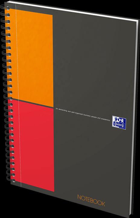 Actual product image Oxford International Notebook (B5, Checked, Soft cover)