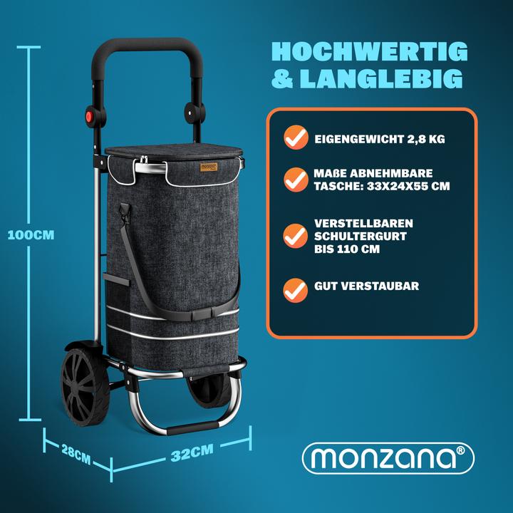 Immagine prodotto Monzana Carrello spesa 2 in 1
