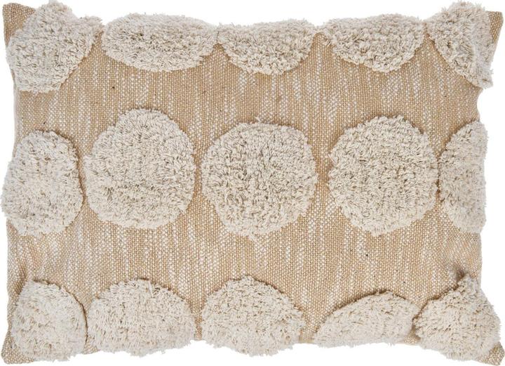 Actual product image Natura Punto Sofa cushions in cotton and circle decor (40 x 60 cm)