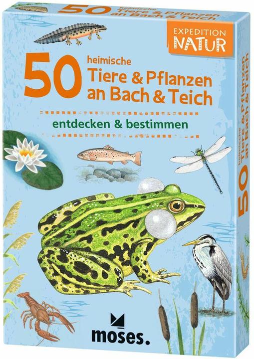 Actual product image Expedition Nature 50 native animals & plants at stream & pond (German)