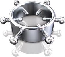 Actual product image Pipedream Metal Wörx Adjustable Penis Clamp