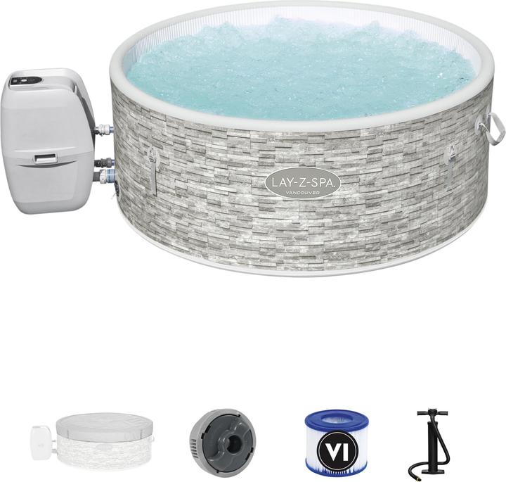 Actual product image Bestway Lay-Z-Spa® Vancouver AirJet Plus Hot Tub 5 Persons - 1.55m x 60cm (5 pers.)