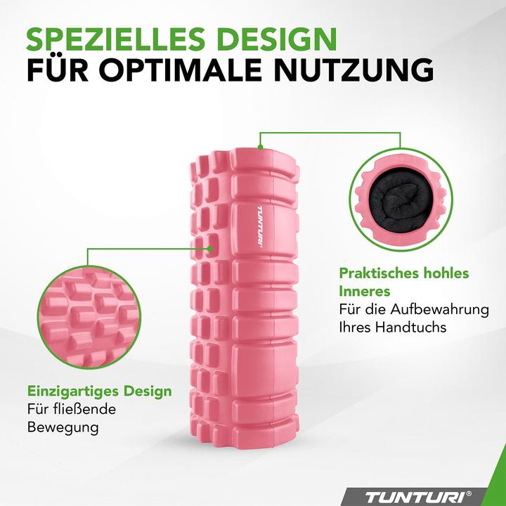 Produktbild Tunturi Yoga Massageroller 33 cm Roségold