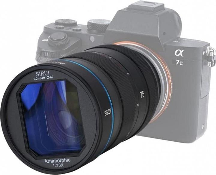 Actual product image Sirui Fixed focal length 75 mm F1.8 anamorphic (Canon EF-M, APS-C / DX)