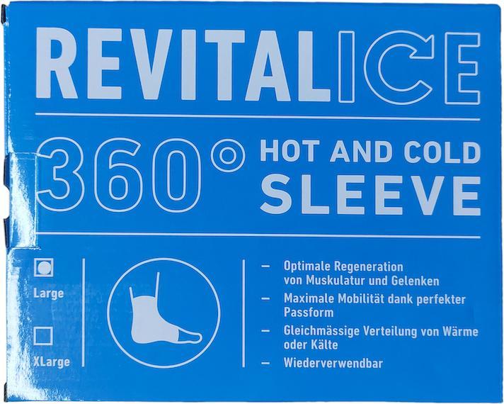Image du produit Revitalice Ice Sleeve, Pacchetto di raffreddamento portatile per la caviglia, XL