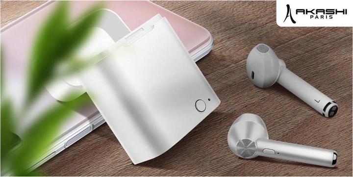 Produktbild Akashi Ecouteurs True Wireless Blancs (30 h, Kabellos)