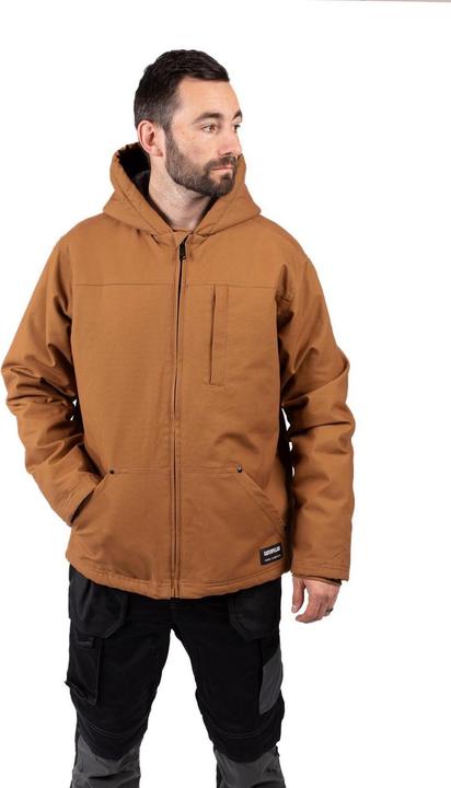 Actual product image Cat Mens Sherpa Lined Hooded Jacket (M)