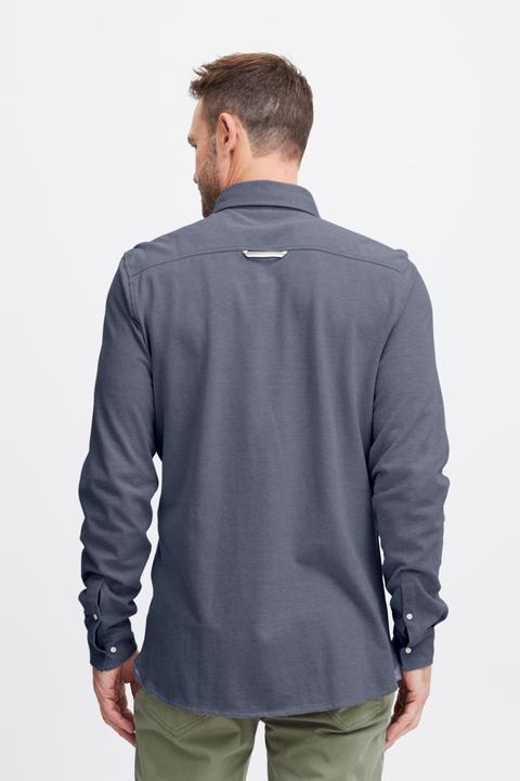 Actual product image FQ1924 FQSteven piqué knitted LS shirt 21900613 (L)