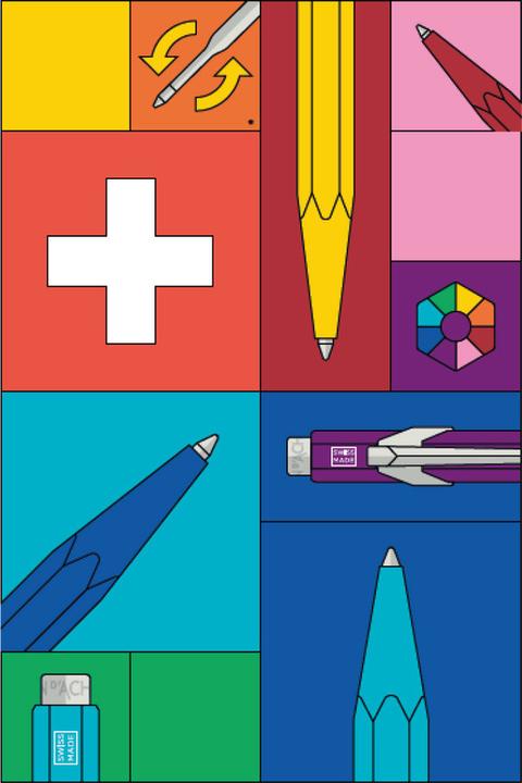 Image du produit Caran d'Ache 849 Colormat-X mit Etui (Bleu, 1 x)