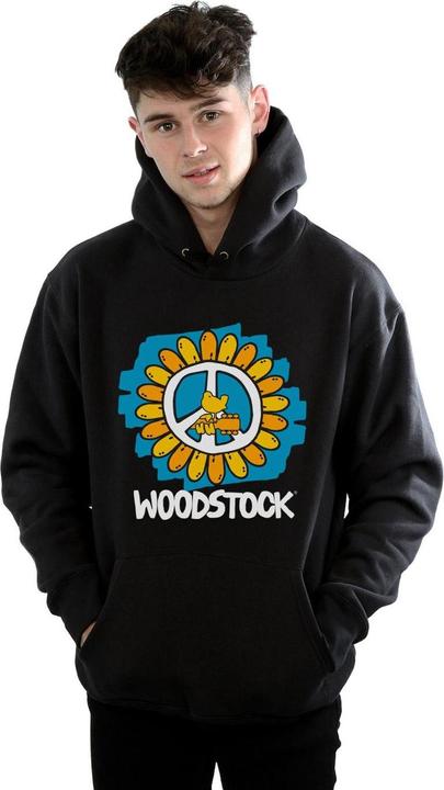 Immagine prodotto Woodstock Flower Peace Felpa con Cappuccio Uomo (3XL)
