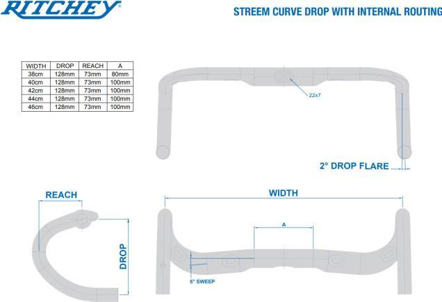 Produktbild Ritchey Comp Streem Di2 Road (31.80 mm)