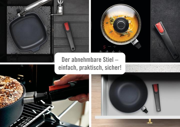 Actual product image Woll Diamond Lite (32 cm, Wok, Cast aluminium)